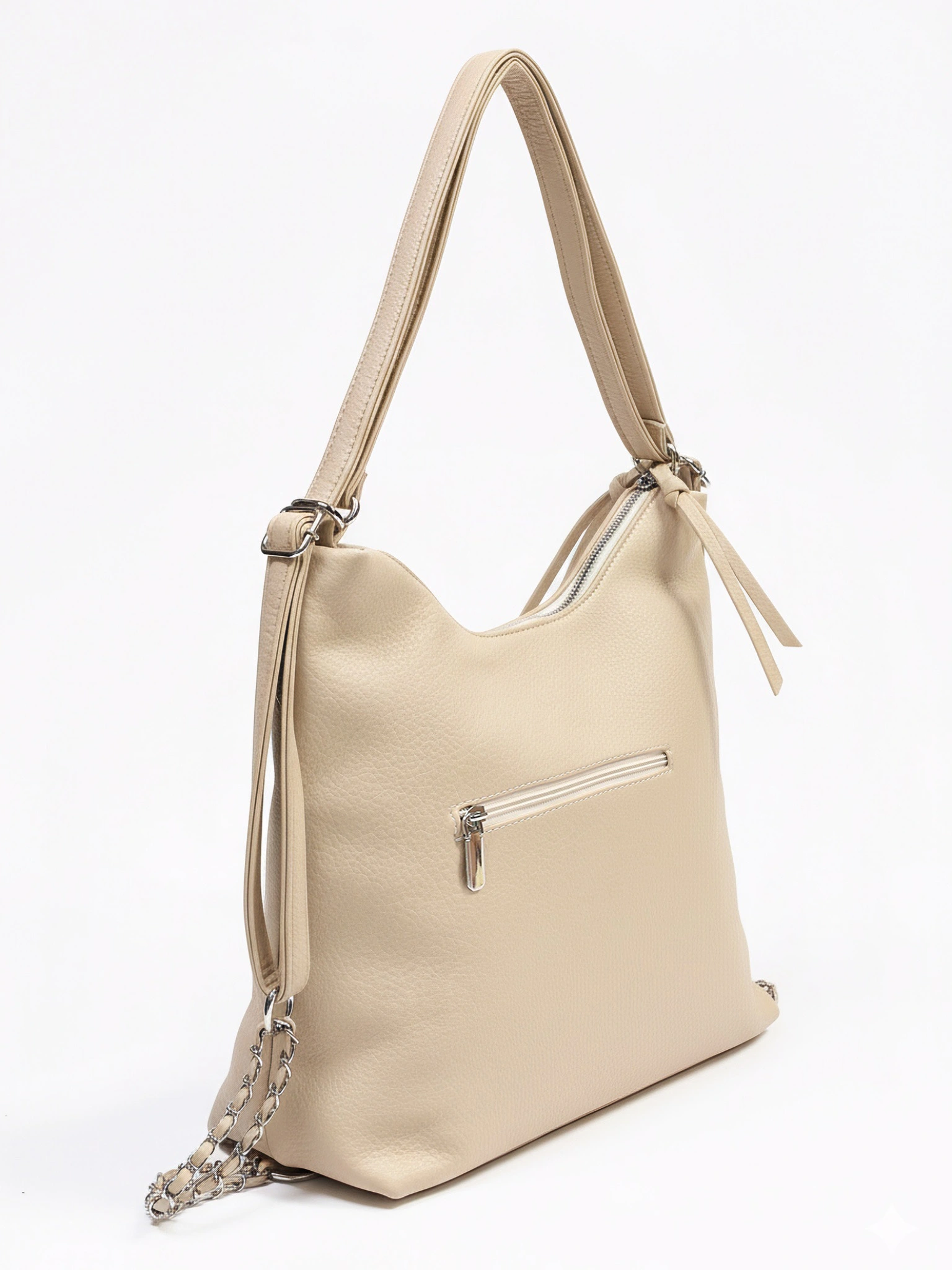 Сумка-шоппер с декоративными цепочками в ассортименте